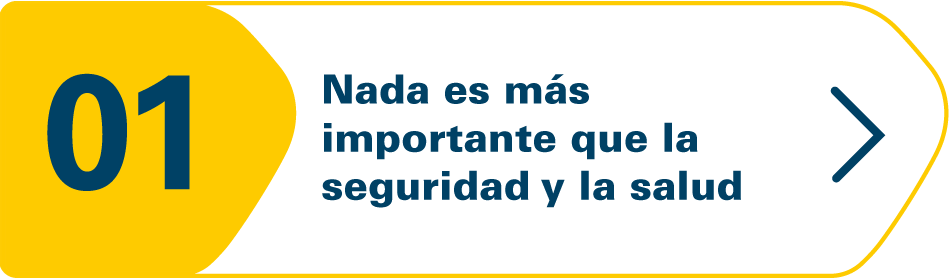 Nada es más importante que la seguridad y la salud