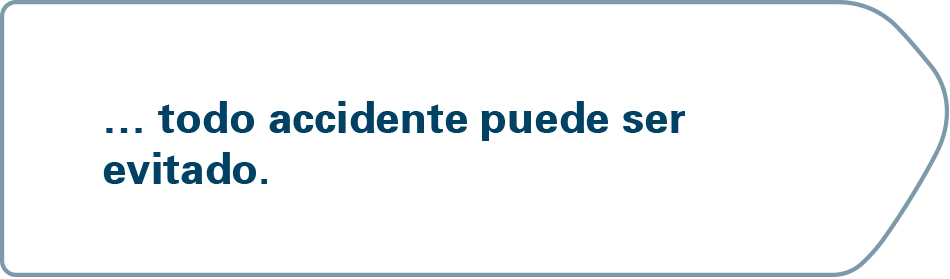 no hay accidentes inevitables.